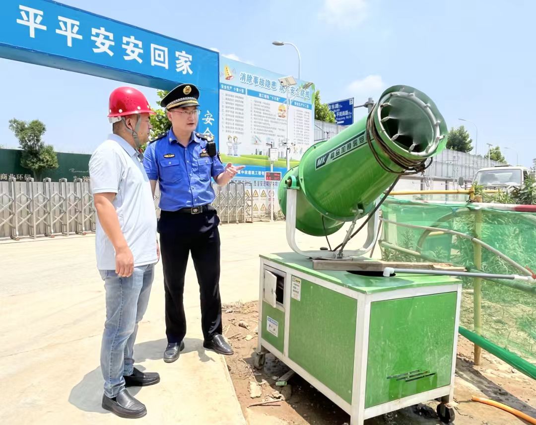 雨花在建项目新进度，工友消暑有“凉方”